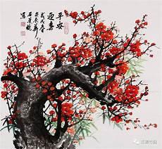 国画梅花的颜色怎么调